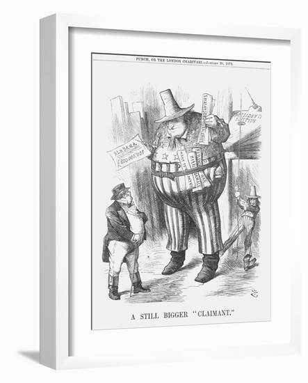 A Still Bigger Claimant, 1872-Joseph Swain-Framed Giclee Print