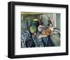 A Still Life Aubergines-Paul Cézanne-Framed Art Print