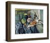 A Still Life Aubergines-Paul Cézanne-Framed Art Print