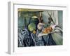 A Still Life Aubergines-Paul Cézanne-Framed Art Print