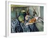 A Still Life Aubergines-Paul Cézanne-Framed Art Print