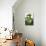 A Still Life Featuring Assorted Fresh Vegetables from the Garden on an Old Green Table-Sabine Löscher-Stretched Canvas displayed on a wall