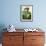 A Still Life Featuring Assorted Fresh Vegetables from the Garden on an Old Green Table-Sabine Löscher-Framed Photographic Print displayed on a wall