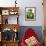 A Still Life Featuring Assorted Fresh Vegetables from the Garden on an Old Green Table-Sabine Löscher-Framed Photographic Print displayed on a wall