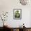 A Still Life Featuring Assorted Fresh Vegetables from the Garden on an Old Green Table-Sabine Löscher-Framed Photographic Print displayed on a wall