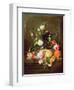 A Still Life in a Stone Niche-Cornelis De Wael-Framed Giclee Print