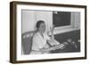 A Still Life of Flowers in a Basket on a Ledge-Pieter Casteels-Framed Photographic Print