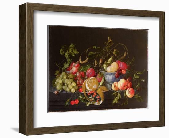 A Still Life of Fruit-Cornelis de Heem-Framed Giclee Print