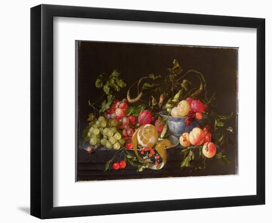 A Still Life of Fruit-Cornelis de Heem-Framed Giclee Print