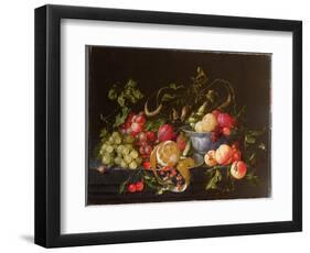 A Still Life of Fruit-Cornelis de Heem-Framed Giclee Print