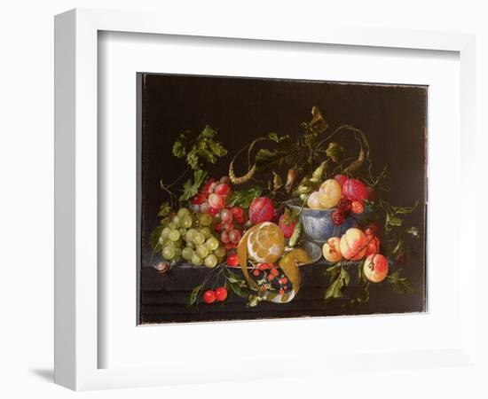 A Still Life of Fruit-Cornelis de Heem-Framed Giclee Print