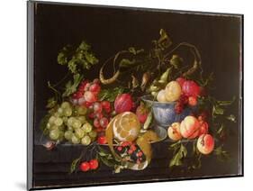 A Still Life of Fruit-Cornelis de Heem-Mounted Giclee Print