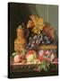 A Still Life of Fruit-Edward Pritchett-Stretched Canvas