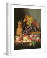 A Still Life of Fruit-Edward Pritchett-Framed Giclee Print