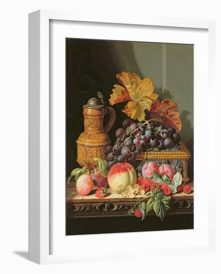 A Still Life of Fruit-Edward Pritchett-Framed Giclee Print