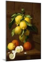 A Still Life of Lemons and Oranges-A Mensaque-Mounted Giclee Print