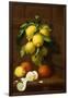 A Still Life of Lemons and Oranges-A Mensaque-Framed Giclee Print