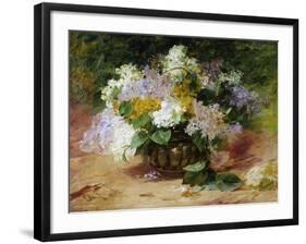 A Still Life of Lilacs-Georges Jennin-Framed Giclee Print