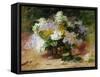 A Still Life of Lilacs-Georges Jennin-Framed Stretched Canvas