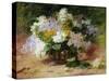 A Still Life of Lilacs-Georges Jennin-Stretched Canvas