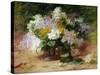 A Still Life of Lilacs-Georges Jennin-Stretched Canvas