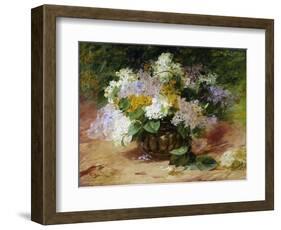 A Still Life of Lilacs-Georges Jennin-Framed Giclee Print