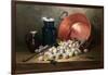 A Still Life of Plums and Jam-Making Utensils-Paul Gagneux-Framed Giclee Print