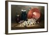 A Still Life of Plums and Jam-Making Utensils-Paul Gagneux-Framed Giclee Print