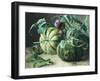 A Still Life of Pumpkins and Artichokes-Carl Vilhelm Balsgaard-Framed Giclee Print