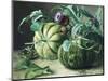 A Still Life of Pumpkins and Artichokes-Carl Vilhelm Balsgaard-Mounted Giclee Print