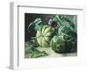 A Still Life of Pumpkins and Artichokes-Carl Vilhelm Balsgaard-Framed Premium Giclee Print