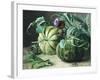 A Still Life of Pumpkins and Artichokes-Carl Vilhelm Balsgaard-Framed Giclee Print