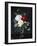 A Still Life of Roses and Clematis-Olaf August Hermansen-Framed Photographic Print