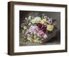 A Still Life of Roses in a Basket, 1894-Anthonore A.E. Christensen-Framed Giclee Print