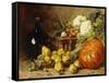 A Still Life with a Wine Flagon-Eugene Claude-Framed Stretched Canvas