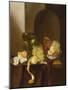 A Still Life with Fruit, a Peeled Lemon and a Roemer on a Ledge-Jacques de Claeuw-Mounted Giclee Print