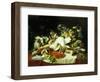 A Still Life with Fruit, Fish, Game and a Goldfish Bowl-Lucas Schaefels-Framed Giclee Print