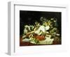 A Still Life with Fruit, Fish, Game and a Goldfish Bowl-Lucas Schaefels-Framed Giclee Print