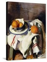 A Still Life with Oranges-Masriera F.-Stretched Canvas