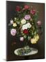 A Still Life with Roses in a Glass Vase-Otto Diderich Ottesen-Mounted Premium Giclee Print