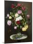 A Still Life with Roses in a Glass Vase-Otto Diderich Ottesen-Mounted Giclee Print