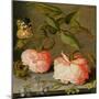 A Still Life with Roses on a Ledge-Balthasar van der Ast-Mounted Premium Giclee Print