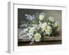 A Still Life with Yellow Roses-Raoul De Longpre-Framed Premium Photographic Print