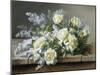 A Still Life with Yellow Roses-Raoul De Longpre-Mounted Premium Photographic Print