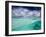 A Stingray Swimming Through the Caribbean Sea at the Cayman Islands.-Ian Shive-Framed Premium Photographic Print