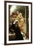 A Stolen Interview, 1888-Edmund Blair Leighton-Framed Giclee Print