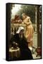 A Stolen Interview, 1888-Edmund Blair Leighton-Framed Stretched Canvas