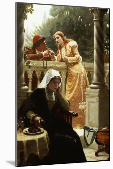 A Stolen Interview, 1888-Edmund Blair Leighton-Mounted Giclee Print