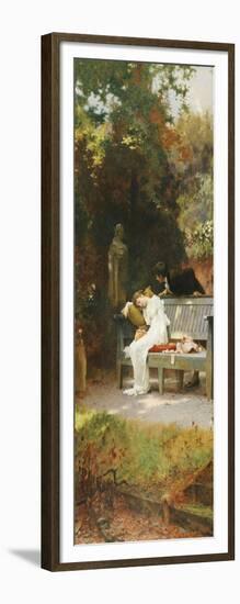 A Stolen Kiss-Marcus Stone-Framed Giclee Print