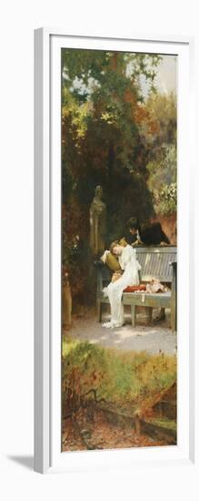 A Stolen Kiss-Marcus Stone-Framed Giclee Print